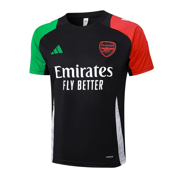 Camiseta Entrenamiento Arsenal 2024-25 Negro Rojo 2